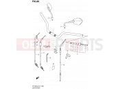 SUZUKI SFV650 L2 (2012) Gladius (E21) 89 - HANDLEBAR (SFV650L2 E21)