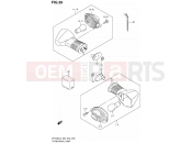 SUZUKI SFV650 L3 (2013) Gladius (E03,E28,E33) 39 - TURNSIGNAL LAMP