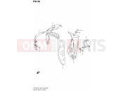 SUZUKI SFV650 L3 (2013) Gladius (E03,E28,E33) 58 - FRAME BODY COVER