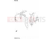 SUZUKI SFV650 L3 (2013) Gladius (E21) 105 - FRAME BODY COVER