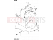 SUZUKI SFV650 L3 (2013) Gladius (E24) 34 - RADIATOR HOSE