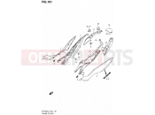 SUZUKI SFV650 L3 (2013) Gladius (E24) 101 - FRAME COVER (SFV650UL3 E24)
