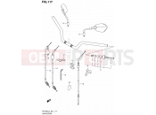 SUZUKI SFV650 L3 (2013) Gladius (E24) 117 - HANDLEBAR (SFV650UL3 E24)