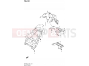 SUZUKI SFV650 L3 (2013) Gladius (E24) 121 - REAR FENDER (SFV650L3 E21)