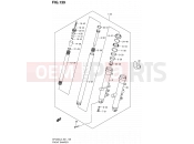 SUZUKI SFV650 L3 (2013) Gladius (E24) 139 - FRONT DAMPER (SFV650L3 E21)
