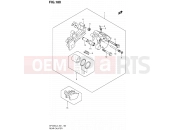 SUZUKI SFV650 L3 (2013) Gladius (E24) 180 - REAR CALIPER (SFV650AUEL3 E21)