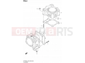 SUZUKI SFV650 L4 (2014) Gladius (E03,E28,E33) 4 - CYLINDER