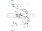 SUZUKI SFV650 L4 (2014) Gladius (E03,E28,E33) 42 - SPEEDOMETER (SFV650AL4 E28)