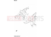 SUZUKI SFV650 L4 (2014) Gladius (E03,E28,E33) 73 - FRAME LOWER COVER