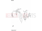 SUZUKI SFV650 L4 (2014) Gladius (E03,E28,E33) 74 - FRAME BODY COVER