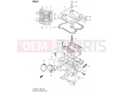 SUZUKI SFV650 L3 (2013) Gladius (E99) 3 - REAR CYLINDER HEAD