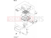 SUZUKI SFV650 L3 (2013) Gladius (E99) 12 - AIR CLEANER