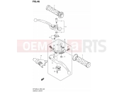 SUZUKI SFV650 L3 (2013) Gladius (E99) 46 - HANDLE LEVER