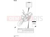 SUZUKI SFV650 L3 (2013) Gladius (E99) 48 - LABEL