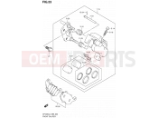 SUZUKI SFV650 L3 (2013) Gladius (E99) 53 - FRONT CALIPER