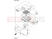 SUZUKI SFV650 L4 (2014) Gladius (E12) 155A - AIR CLEANER