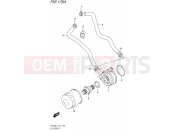 SUZUKI SFV650 L4 (2014) Gladius (E12) 178A - OIL COOLER