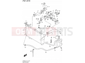 SUZUKI SFV650 L4 (2014) Gladius (E12) 187A - RADIATOR HOSE