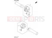 SUZUKI SFV650 L4 (2014) Gladius (E12) 355A - HANDLE SWITCH