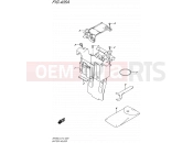 SUZUKI SFV650 L4 (2014) Gladius (E12) 405A - BATTERY HOLDER
