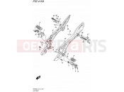 SUZUKI SFV650 L4 (2014) Gladius (E12) 415A - FOOTREST