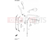 SUZUKI SFV650 L4 (2014) Gladius (E12) 462A - HANDLEBAR