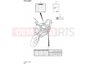 SUZUKI SFV650 L4 (2014) Gladius (E12) 496A - LABEL