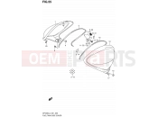 SUZUKI SFV650 L4 (2014) Gladius (E21) 55 - FUEL TANK SIDE COVER