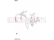 SUZUKI SFV650 L4 (2014) Gladius (E21) 58 - FRAME BODY COVER
