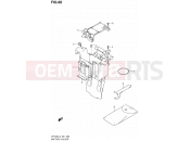 SUZUKI SFV650 L4 (2014) Gladius (E21) 60 - BATTERY HOLDER (SFV650UL4 E21)