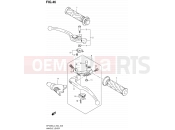 SUZUKI SFV650 L4 (2014) Gladius (E24) 46 - HANDLE LEVER
