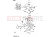 SUZUKI SFV650 L4 (2014) Gladius (E99) 3 - CYLINDER HEAD (REAR)