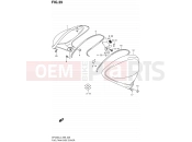 SUZUKI SFV650 L4 (2014) Gladius (E99) 39 - FUEL TANK SIDE COVER