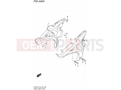 SUZUKI SFV650 L5 (2015) Gladius (E03,E28,E33) 446A - FRAME LOWER COVER