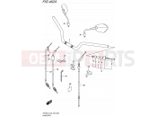 SUZUKI SFV650 L5 (2015) Gladius (E03,E28,E33) 462A - HANDLEBAR