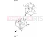 SUZUKI SFV650 L5 (2015) Gladius (E21) 107A - CYLINDER