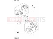 SUZUKI SFV650 L5 (2015) Gladius (E21) 334A - TURNSIGNAL LAMP