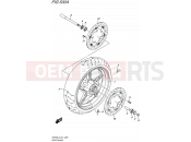 SUZUKI SFV650 L5 (2015) Gladius (E21) 530A - FRONT WHEEL (SFV650L5 E21)