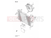 SUZUKI SFV650A K9 (2009) Gladius (E19,E24) 18 - RADIATOR