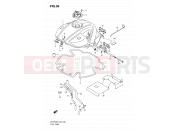 SUZUKI SFV650A K9 (2009) Gladius (E19,E24) 36 - FUEL TANK (MODEL K9)