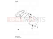 SUZUKI SFV650A K9 (2009) Gladius (E19,E24) 37 - FUEL TANK SIDE COVER (MODEL K9)