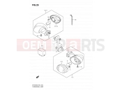 SUZUKI SFV650A K9 (2009) Gladius (E19,E24) 29 - TURNSIGNAL LAMP