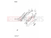 SUZUKI SFV650A K9 (2009) Gladius (E19,E24) 38 - FRAME COVER (MODEL K9)