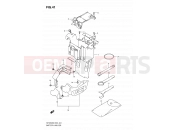 SUZUKI SFV650A K9 (2009) Gladius (E19,E24) 41 - BATTERY HOLDER
