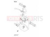 SUZUKI SFV650A K9 (2009) Gladius (E19,E24) 45 - HANDLE LEVER