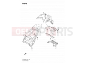 SUZUKI SFV650A L0 (2010) Gladius (E02) 46 - REAR FENDER