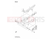 SUZUKI SFV650A L0 (2010) Gladius (E02) 55 - REAR SWINGINGARM