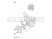 SUZUKI SFV650A L0 (2010) Gladius (E03,E28,E33) 2 - FRONT CYLINDER HEAD
