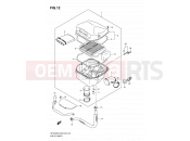 SUZUKI SFV650A L0 (2010) Gladius (E03,E28,E33) 12 - AIR CLEANER