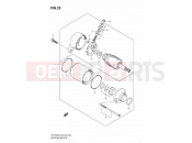 SUZUKI SFV650A L0 (2010) Gladius (E03,E28,E33) 23 - STARTING MOTOR (SFV650K9)